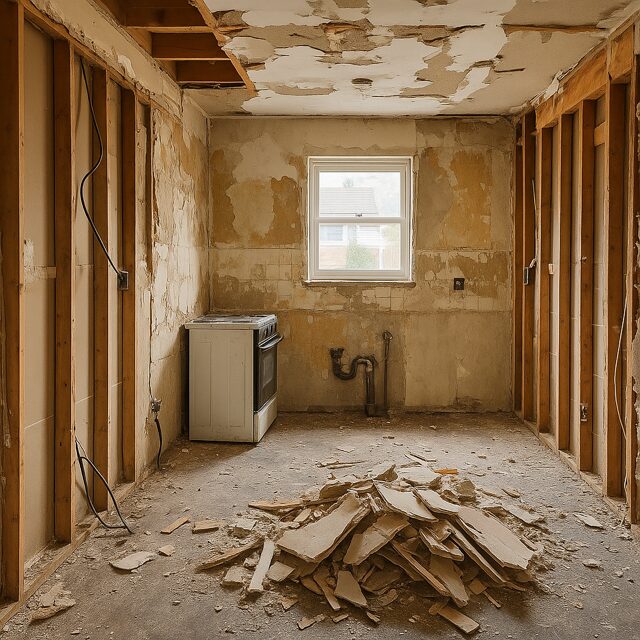 Remodeling demolition phase 