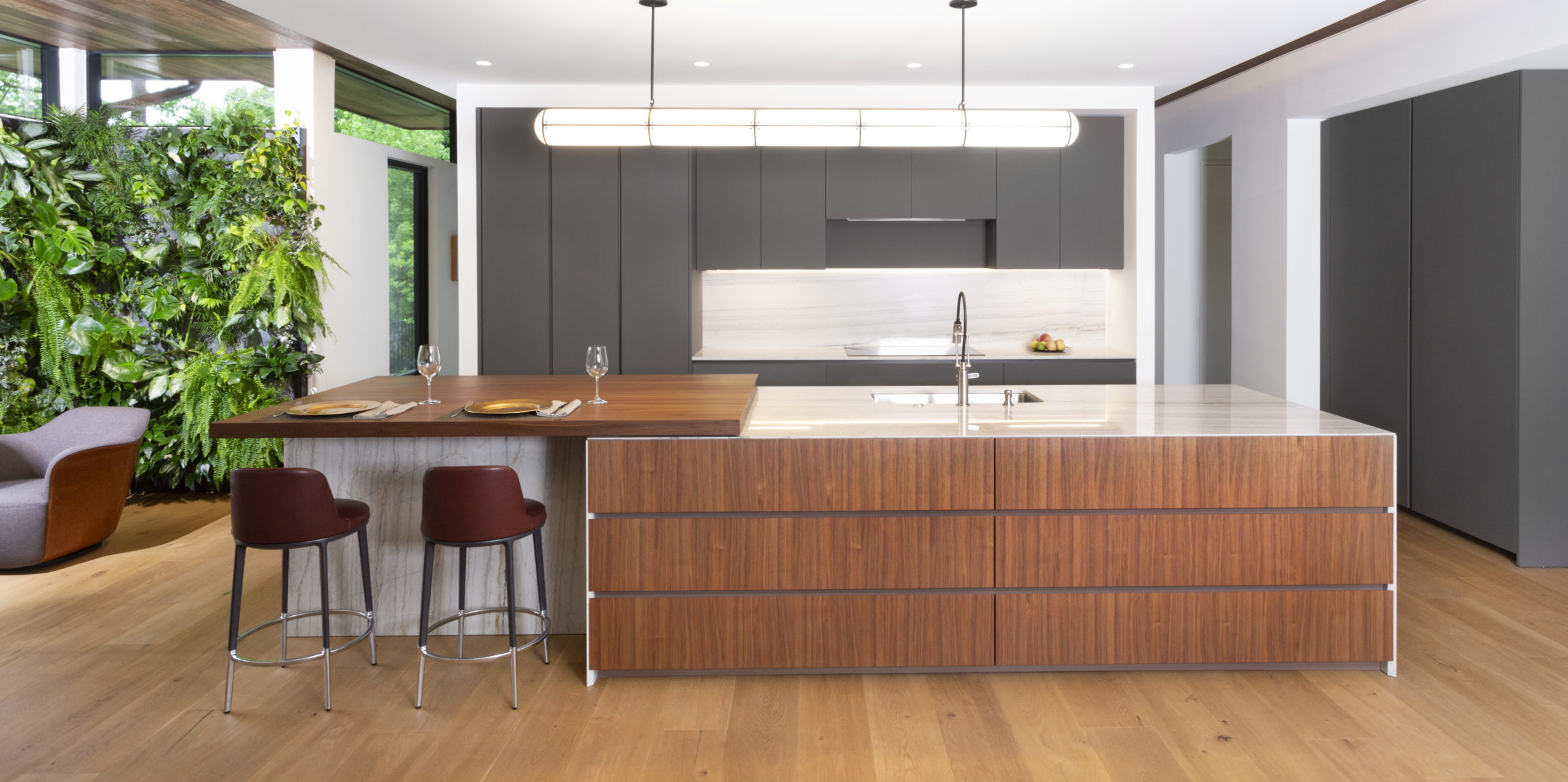 Hyde Park Kitchen Embracing Nature | NOLI Modern Italian Living