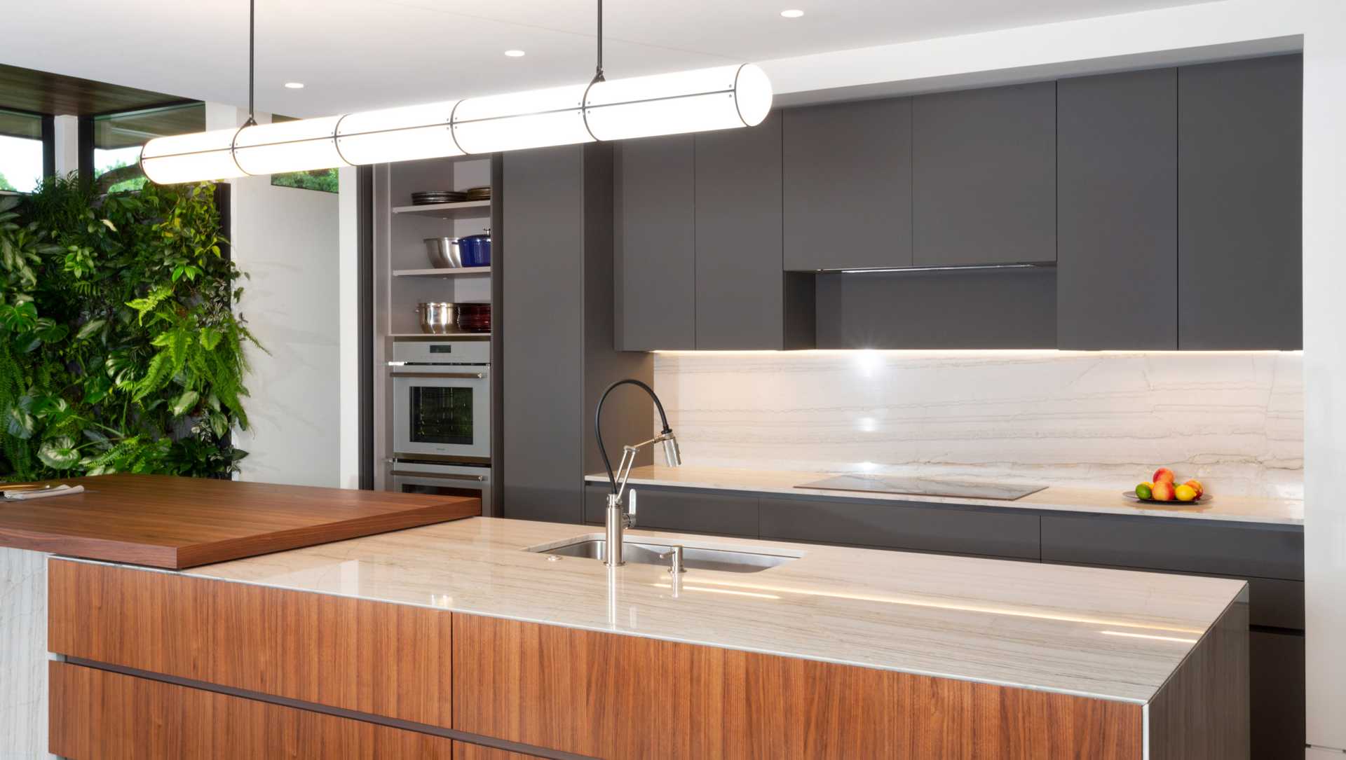 biophilic design in a modern cincinnati kitchen