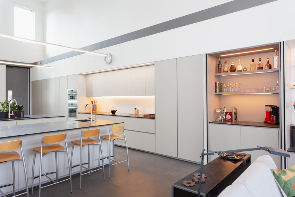 Modern Living Space - Open Living Starts With The Kitchen - NOLI Modern Italian Living